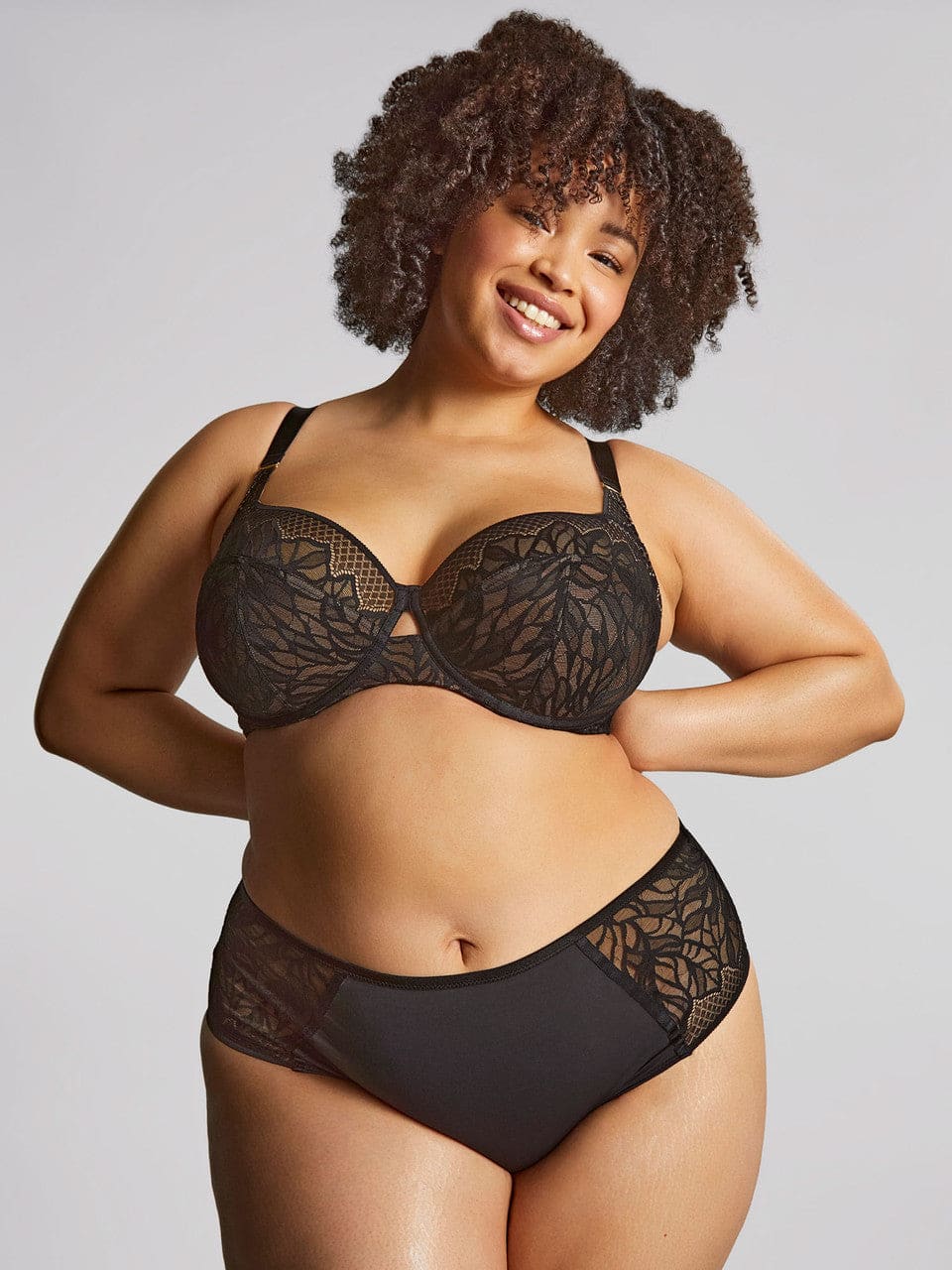 Sophia Full Cup Bra 11195 - Black