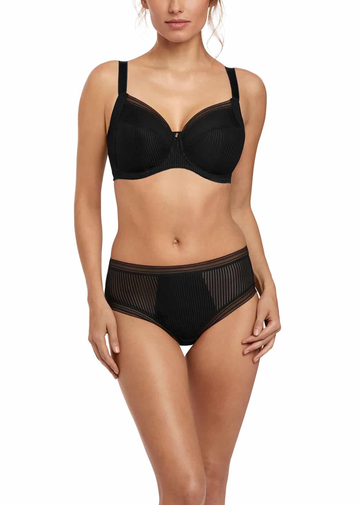 Fusion Full Cup Side Support Bra FL3091 BLK - Black