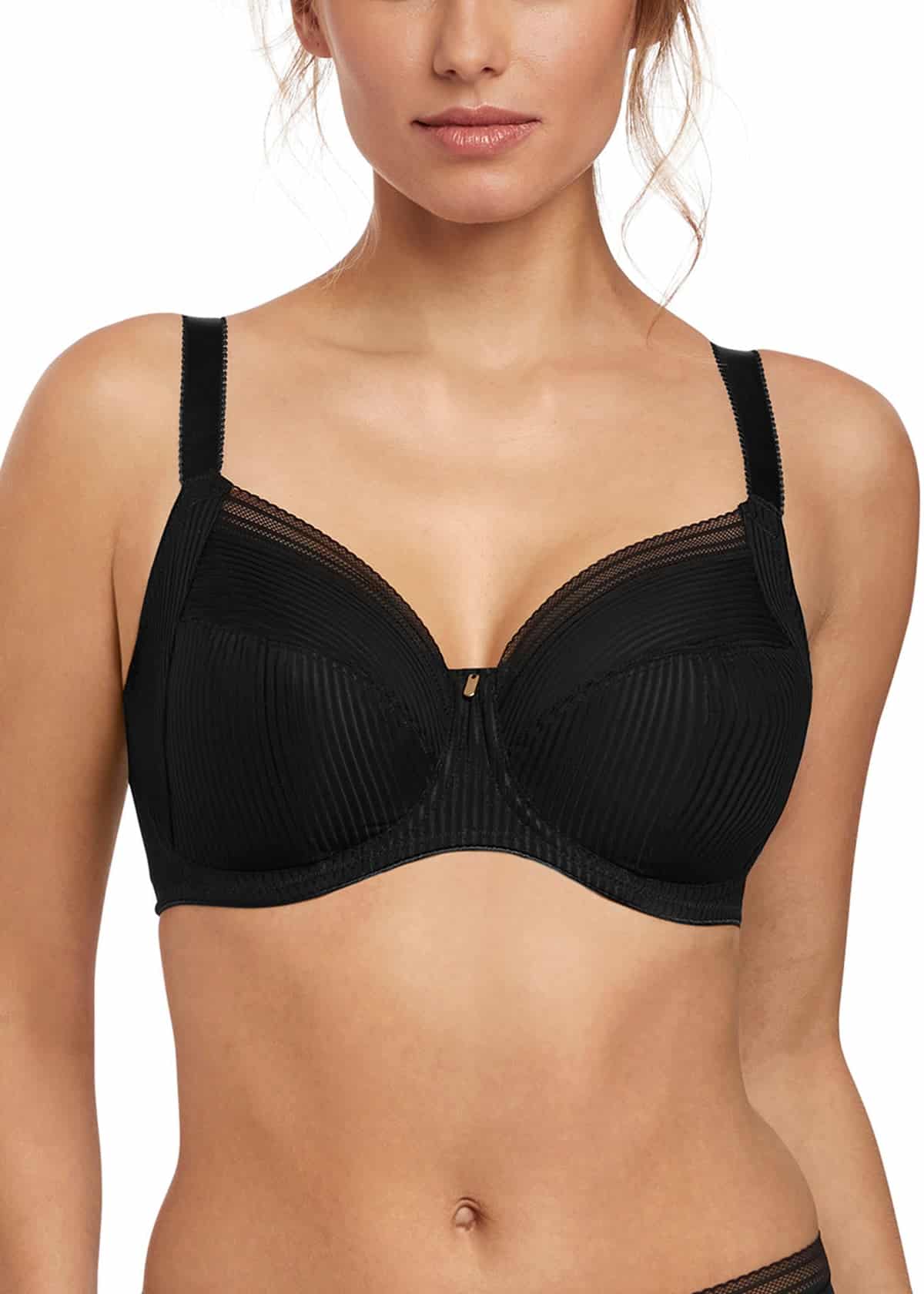 Fusion Full Cup Side Support Bra FL3091 BLK - Black