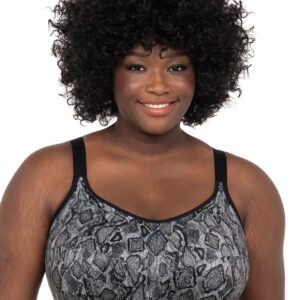 Soft Cup Wireless Sport Bra GD6912 BSN - Black Snake