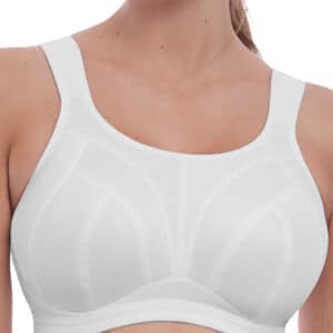 Dynamic Soft Cup Crop Top Sport Bra AC4014 WHE - White