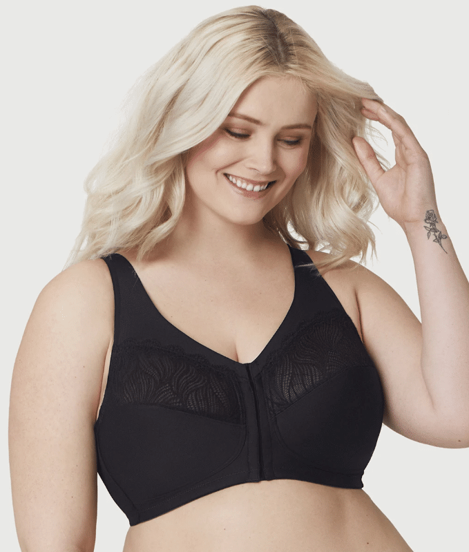 1210 (X) MagicLift Natural Shape Front-Close Bra - Black