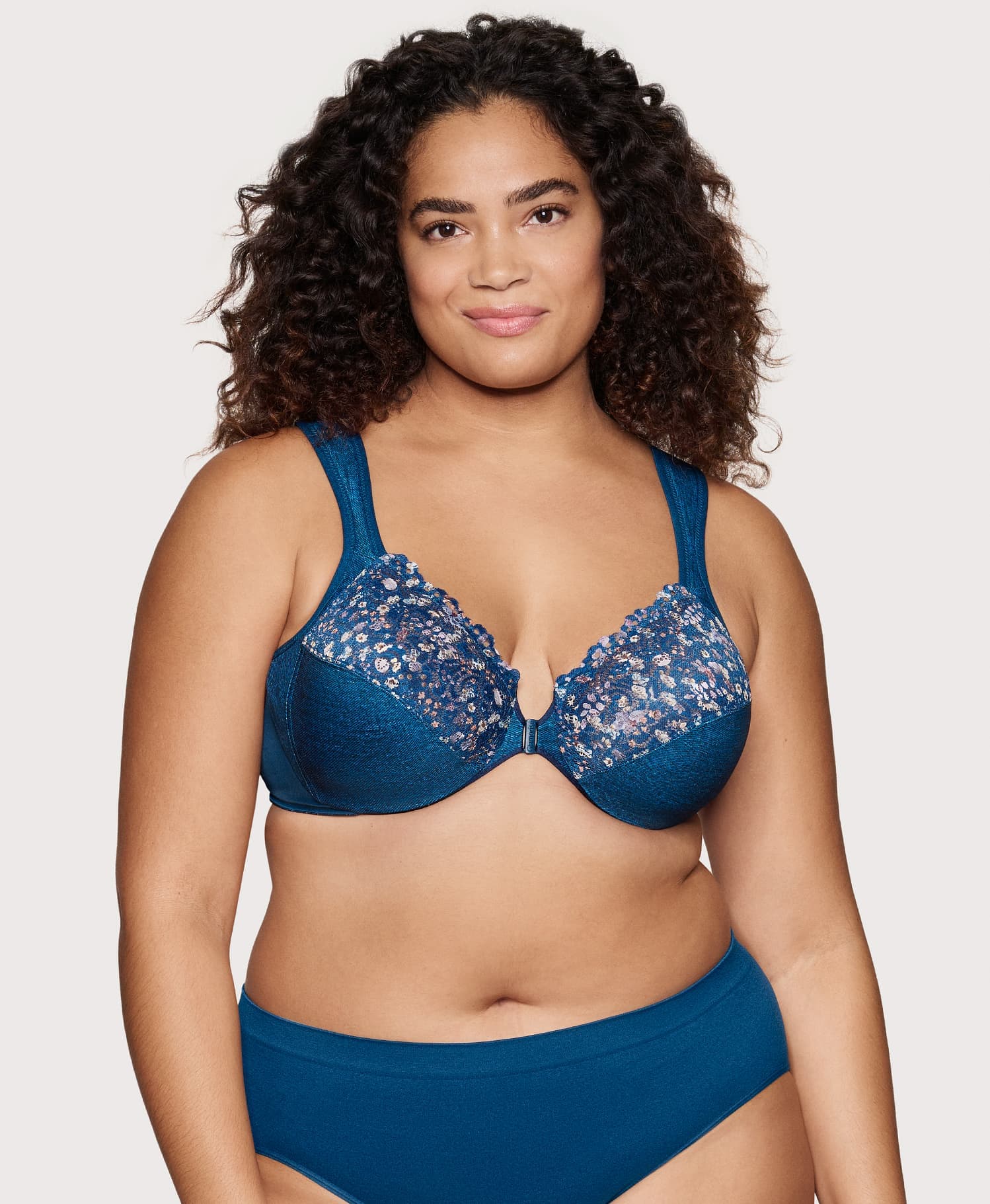 1245 Front Close Wonderwire DWD - Dark Denim