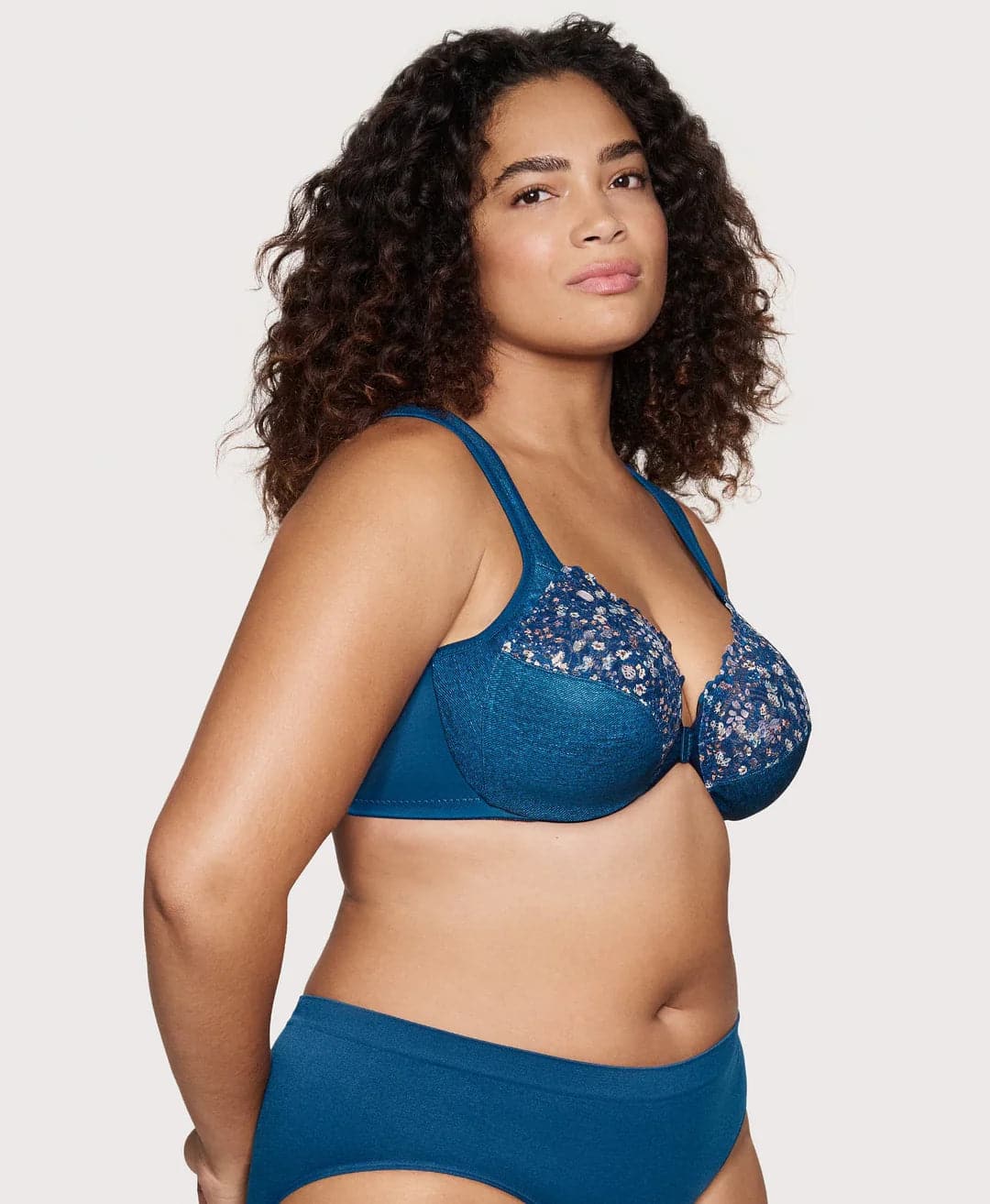 1245 Front Close Wonderwire DWD - Dark Denim
