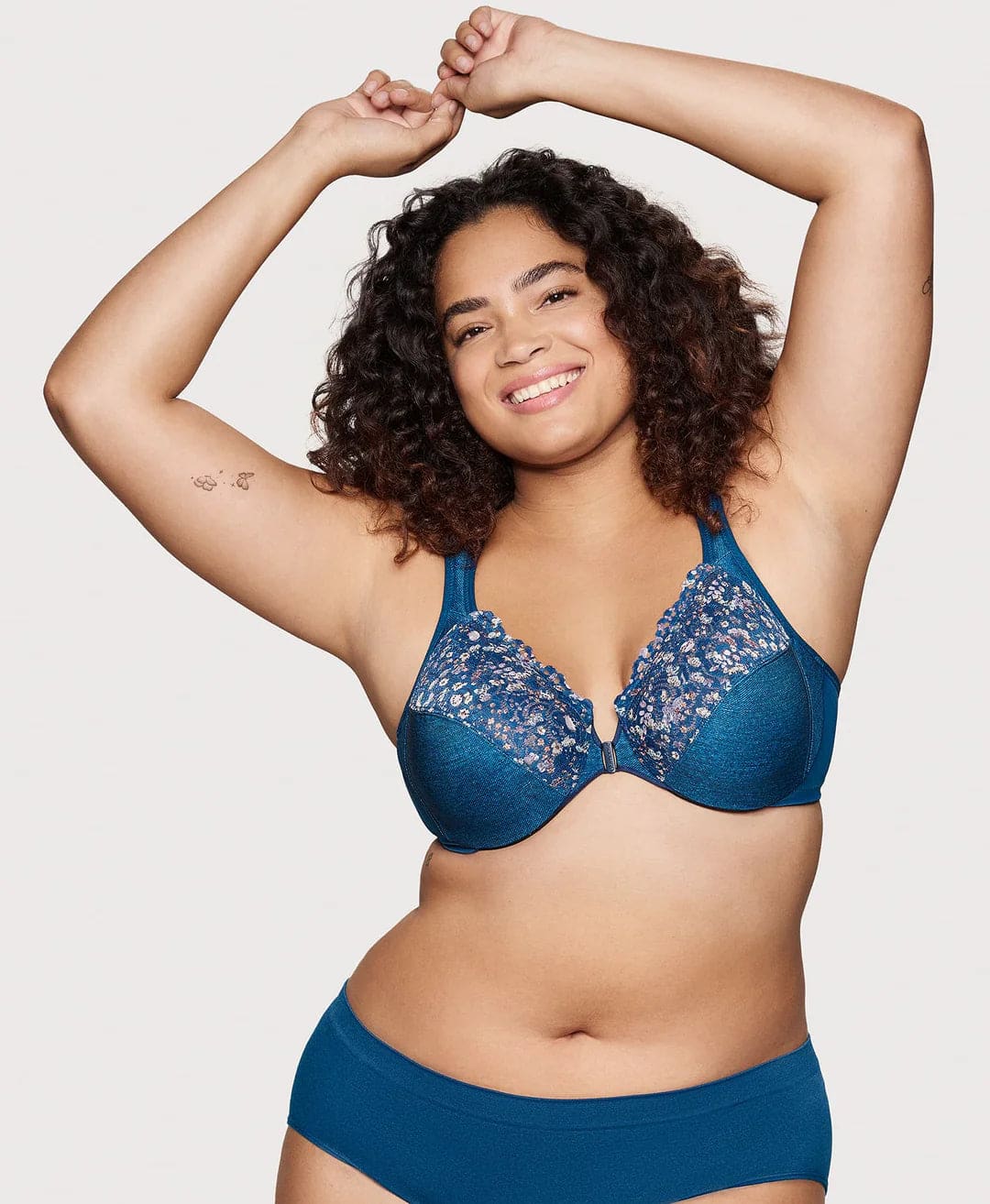 1245 Front Close Wonderwire DWD - Dark Denim