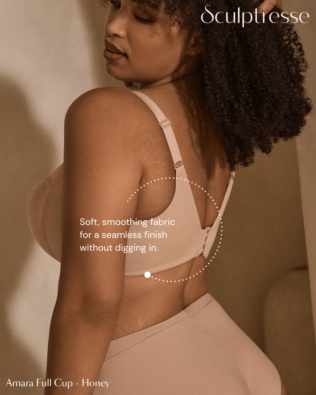 Amara Full Cup Bra 11265 - Honey